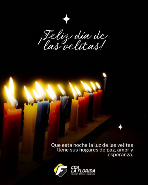 ✨ Que la luz de esta noche traiga paz, armonía y nuevos comienzos para cada familia.
Felices Velitas.