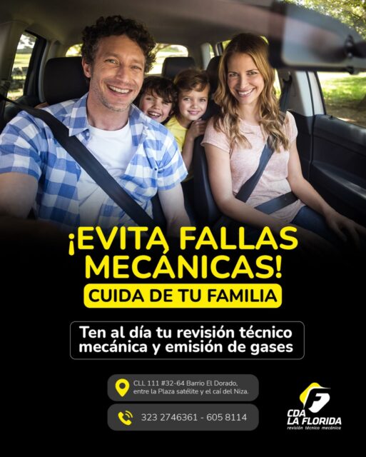 Conduce tranquilo, conduce seguro.
En CDA LA FLORIDA te ayudamos a mantener tu carro al día para que cada viaje sea sin preocupaciones. 🚗✨
📍 CLL 111 #32-64 Barrio El Dorado, entre la plaza satélite y el cai del Niza
☎️ 323 274 6363 – 605 8114